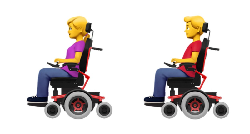 Illustration for article titled Silla de ruedas y prótesis: Apple diseña nuevos emojis para representar a las personas con discapacidad